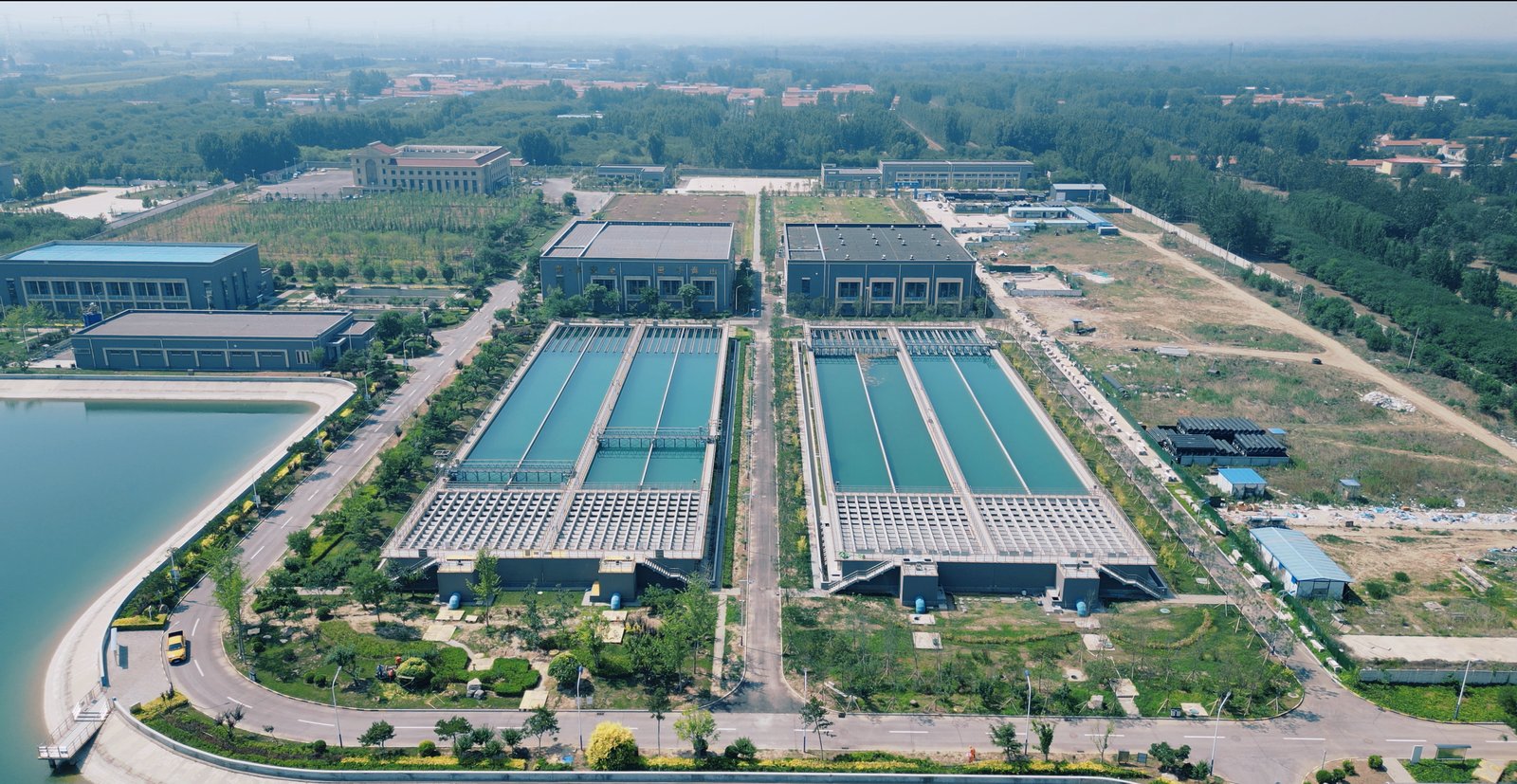 智慧水厂集控大屏实景